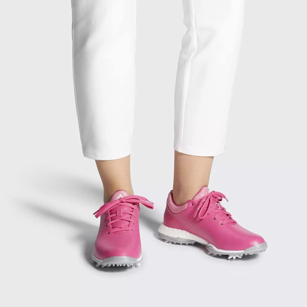 Adidas Adipower 4orged Tenis De Golf Rosas Para Mujer (MX-36203)